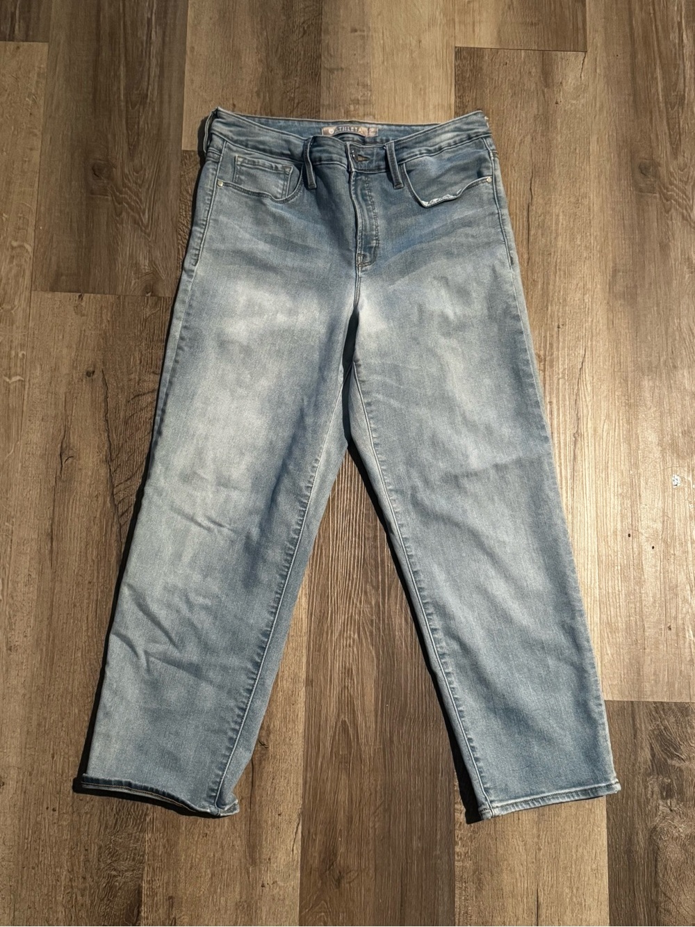 Athleta women’s Light Blue Straight-Leg Jeans
